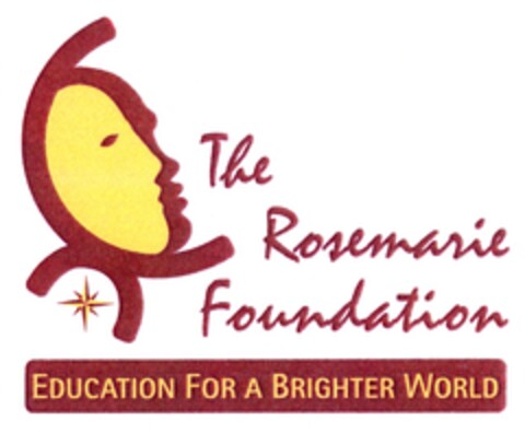 The Rosemarie Foundation EDUCATION FOR A BRIGHTER WORLD Logo (DPMA, 13.05.2008)