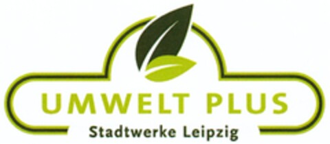 UMWELT PLUS Stadtwerke Leipzig Logo (DPMA, 26.06.2008)