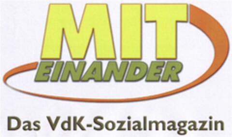 MIT EINANDER Das VdK-Sozialmagazin Logo (DPMA, 01/12/2009)