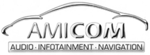 AMICOM AUDIO · INFOTAINMENT · NAVIGATION Logo (DPMA, 05/30/2011)