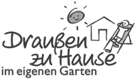 Draußen zu Hause im eigenen Garten Logo (DPMA, 01.03.2013)