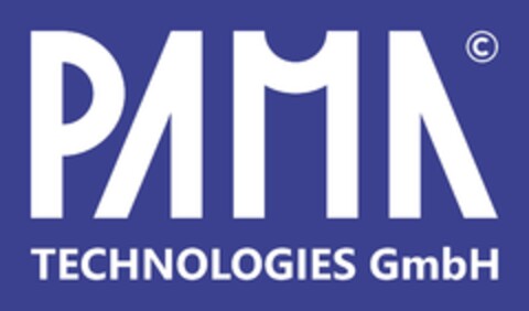 PAMA TECHNOLOGIES GmbH Logo (DPMA, 26.09.2014)