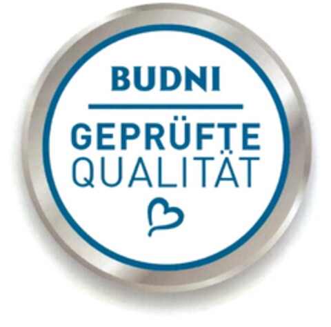 BUDNI GEPRÜFTE QUALITÄT Logo (DPMA, 24.03.2016)