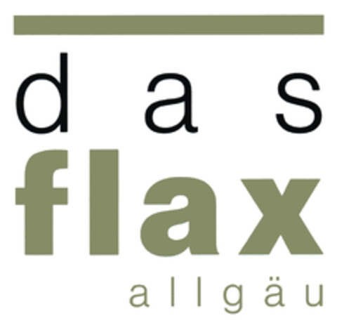 das flax allgäu Logo (DPMA, 01/26/2019)