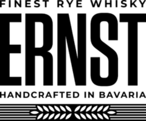 FINEST RYE WHISKY ERNST HANDCRAFTED IN BAVARIA Logo (DPMA, 20.05.2021)