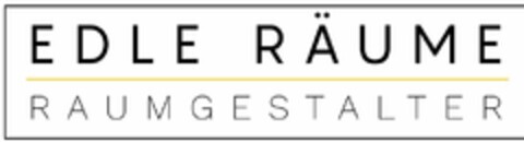 EDLE RÄUME RAUMGESTALTER Logo (DPMA, 05/11/2022)