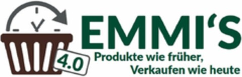 EMMI'S Produkte wie früher, Verkaufen wie heute 4.0 Logo (DPMA, 28.02.2023)