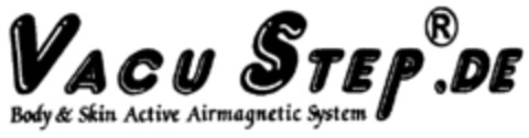 VACU STEP.DE Body & Skin Active Airmagnetic System Logo (DPMA, 11.02.2002)