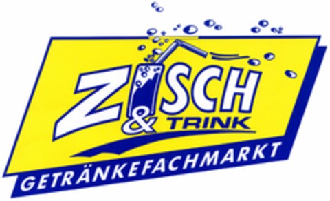 ZISCH & TRINK GETRÄNKEFACHMARKT Logo (DPMA, 31.08.2004)