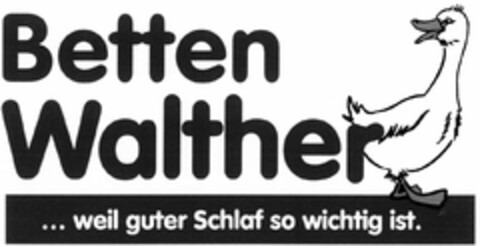 Betten Walther ... weil guter Schlaf so wichtig ist. Logo (DPMA, 20.09.2004)