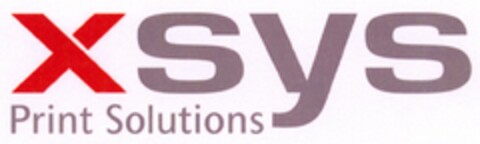 xsys Print Solutions Logo (DPMA, 04/25/2005)