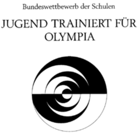 JUGEND TRAINIERT FÜR OLYMPIA Logo (DPMA, 28.01.1997)