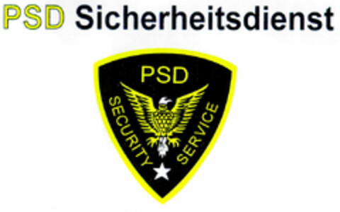 PSD Sicherheitsdienst Logo (DPMA, 10.07.1998)