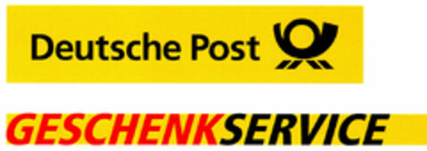 Deutsche Post GESCHENKSERVICE Logo (DPMA, 08/09/1999)