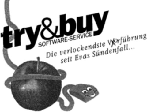 try&buy SOFTWARE-SERVICE Logo (DPMA, 06.10.1993)