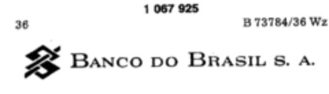 Banco do Brasil S. A. Logo (DPMA, 20.01.1984)