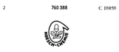 HOESCH CHEMIE Logo (DPMA, 01.02.1961)