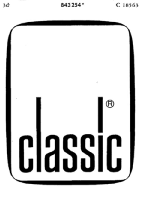 classic Logo (DPMA, 16.11.1967)