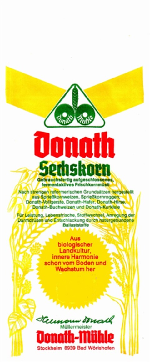 Donath Sechskorn Logo (DPMA, 13.02.1979)