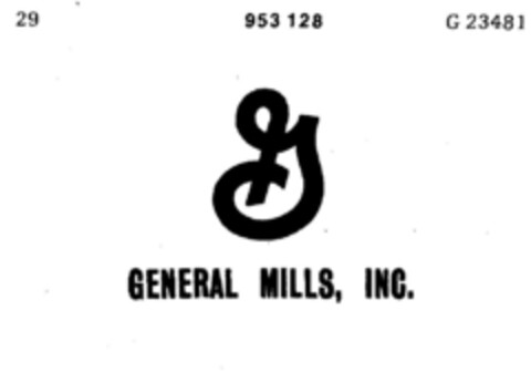 GENERAL MILLS, INC. Logo (DPMA, 24.10.1974)