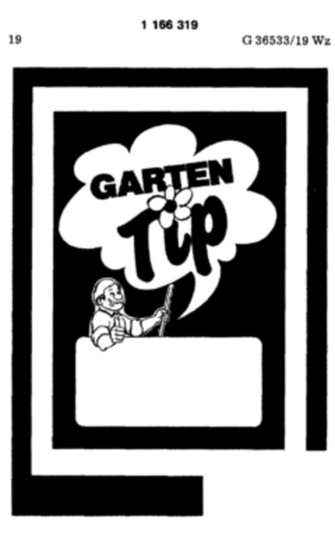 GARTEN Tip Logo (DPMA, 13.03.1989)