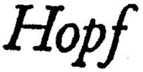 Hopf Logo (DPMA, 22.11.1991)