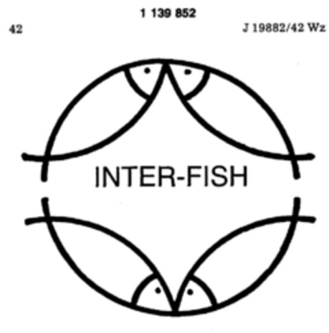 INTER-FISH Logo (DPMA, 01.03.1985)