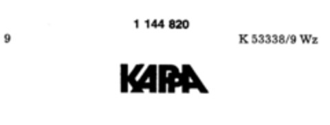 KAPPA Logo (DPMA, 09/08/1988)