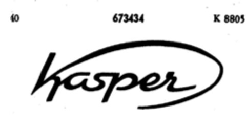 Kasper Logo (DPMA, 08/09/1954)