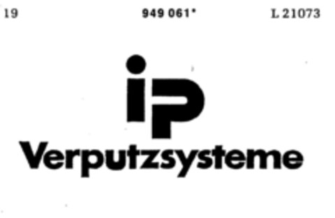 ip Verputzsysteme Logo (DPMA, 05/20/1976)