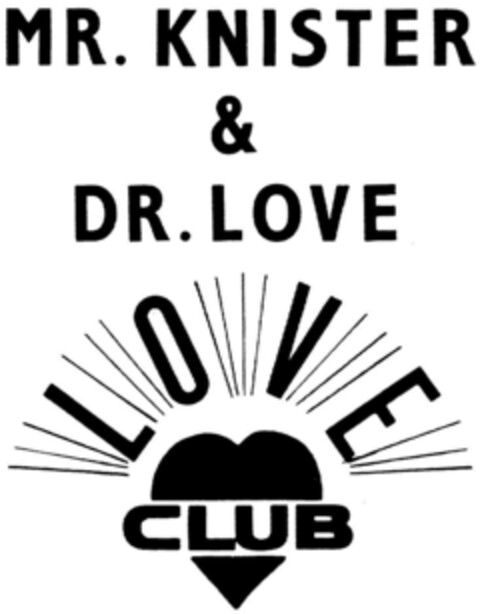 MR. KNISTER & DR. LOVE  L O V E  CLUB Logo (DPMA, 11/23/1991)