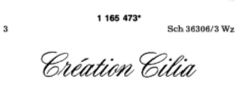 Création Cilia Logo (DPMA, 23.05.1990)