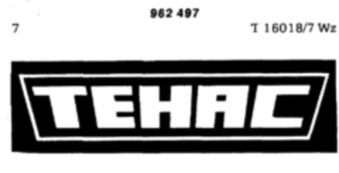 TEHAC Logo (DPMA, 15.12.1973)