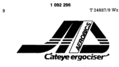 Cateye ergociser AEROBICS Logo (DPMA, 09/10/1985)