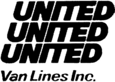 UNITED Van Lines Inc. Logo (DPMA, 21.09.1990)