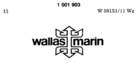 wallas marin Logo (DPMA, 16.10.1979)
