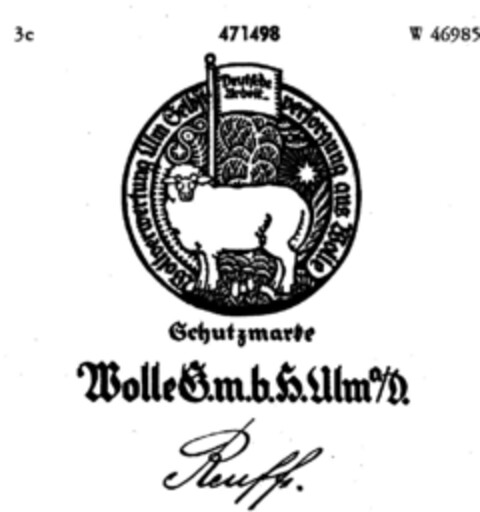 Reuff. Logo (DPMA, 14.07.1934)