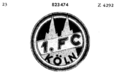 1. FC KÖLN Logo (DPMA, 07.01.1965)