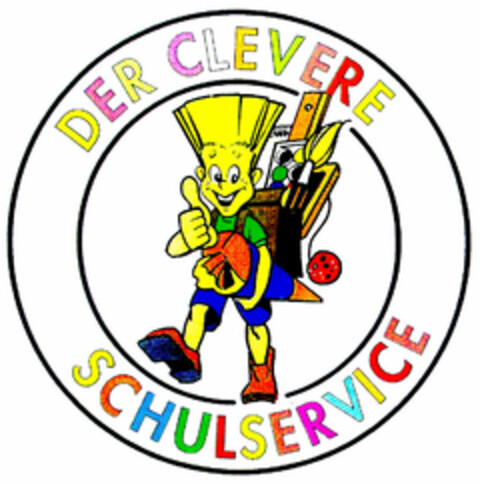 DER CLEVERE SCHULSERVICE Logo (DPMA, 12.09.2000)