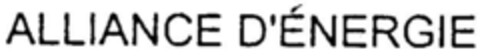 ALLIANCE D'ENERGIE Logo (DPMA, 28.08.2001)