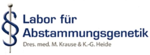 Labor für Abstammungsgenetik Dres.med.M.Krause & K.-G. Heide Logo (DPMA, 26.05.2008)