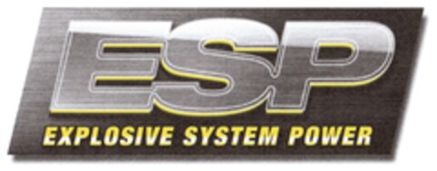 ESP EXPLOSIVE SYSTEM POWER Logo (DPMA, 05.03.2009)