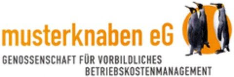 musterknaben eG GENOSSENSCHAFT FÜR VORBILDLICHES BETRIEBSKOSTENMANAGEMENT Logo (DPMA, 05.04.2013)