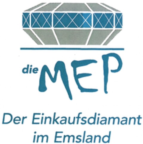 die MEP Der Einkaufsdiamant im Emsland Logo (DPMA, 10.05.2013)