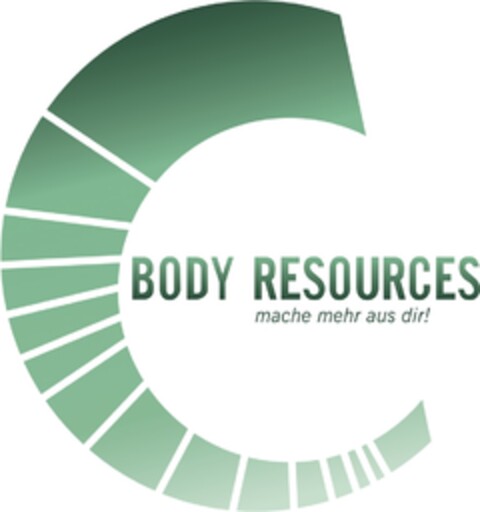 BODY RESOURCES mache mehr aus dir! Logo (DPMA, 08/21/2017)