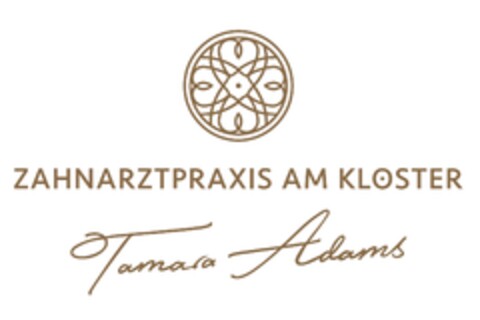 ZAHNARZTPRAXIS AM KLOSTER Tamara Adams Logo (DPMA, 25.10.2018)