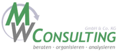 MW CONSULTING GmbH & Co. KG beraten organisieren analysieren Logo (DPMA, 29.07.2019)