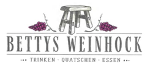 BETTYS WEINHOCK TRINKEB - QUATSCHEN - ESSEN Logo (DPMA, 04.08.2021)