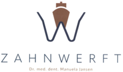 W ZAHNWERFT Dr. med. dent. Manuela Jansen Logo (DPMA, 20.11.2024)