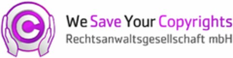 C WeSaveYourCopyrights Rechtsanwaltsgesellschaft mbH Logo (DPMA, 10.04.2025)